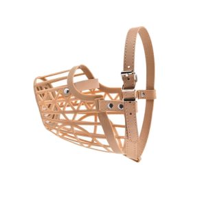 Dog Mouth Muzzle Soft Basket with Adjustable Strap Pets Accessory - Size 4