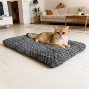 Fluffy Plush Soft Flat Animal Pet Sleeping Bed Dog Cat Bed Mattress XXXL 110 x 70 x 10cm