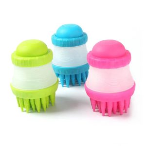 Dog Washer Bath Massage Brush Cleaning - Random Colours